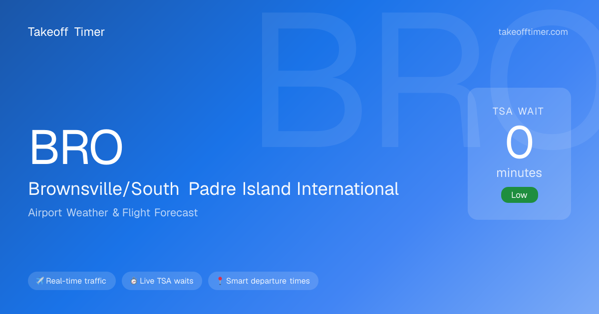 BRO Airport Weather | Brownsville Flight Forecast