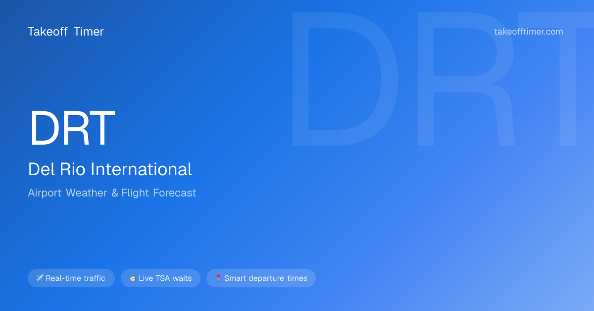 DRT Airport Weather | Del Rio Flight Forecast