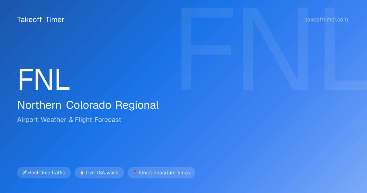 FNL Airport Weather | Fort Collins Flight Forecast