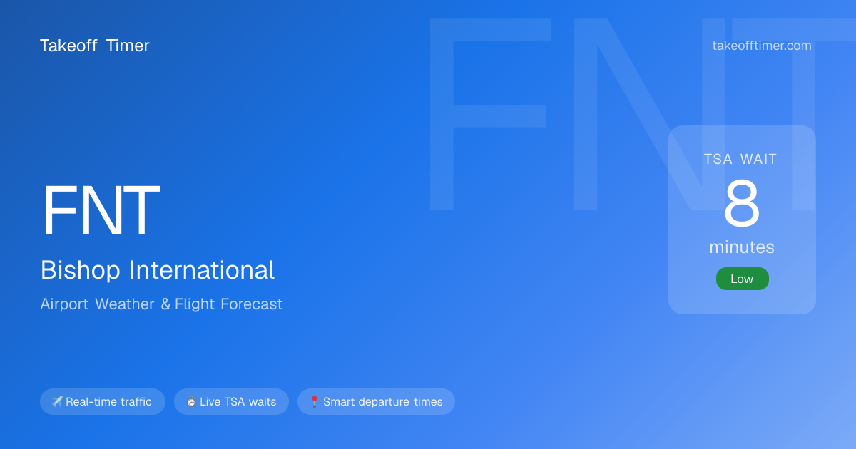 FNT Airport Weather | Flint Flight Forecast