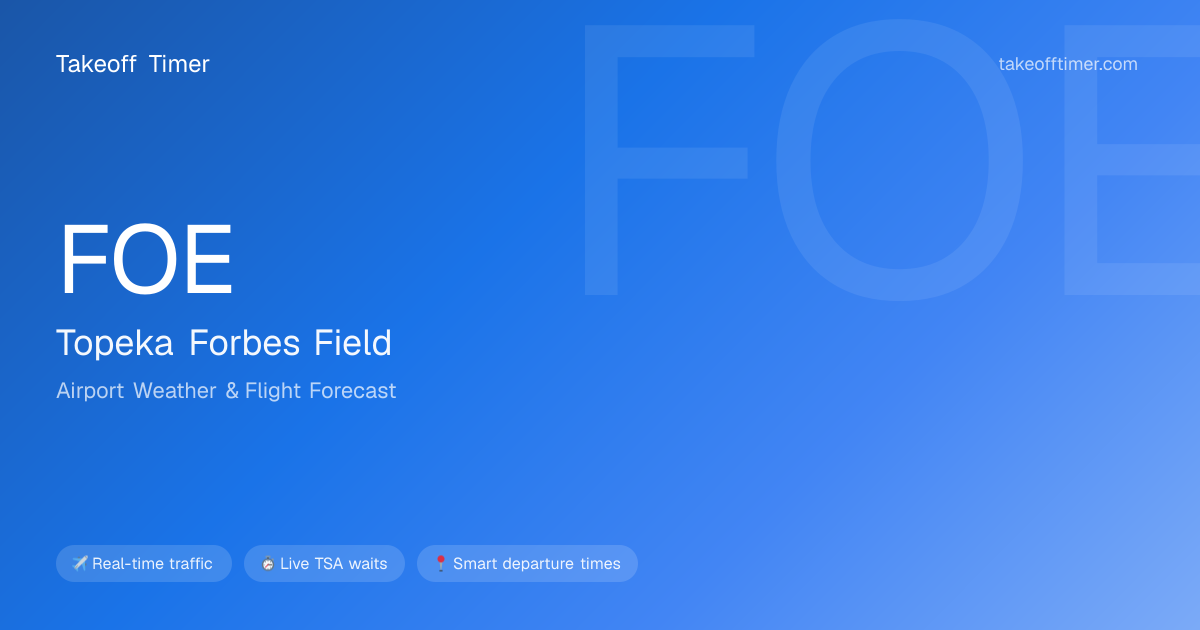 FOE Airport Weather | Topeka Flight Forecast