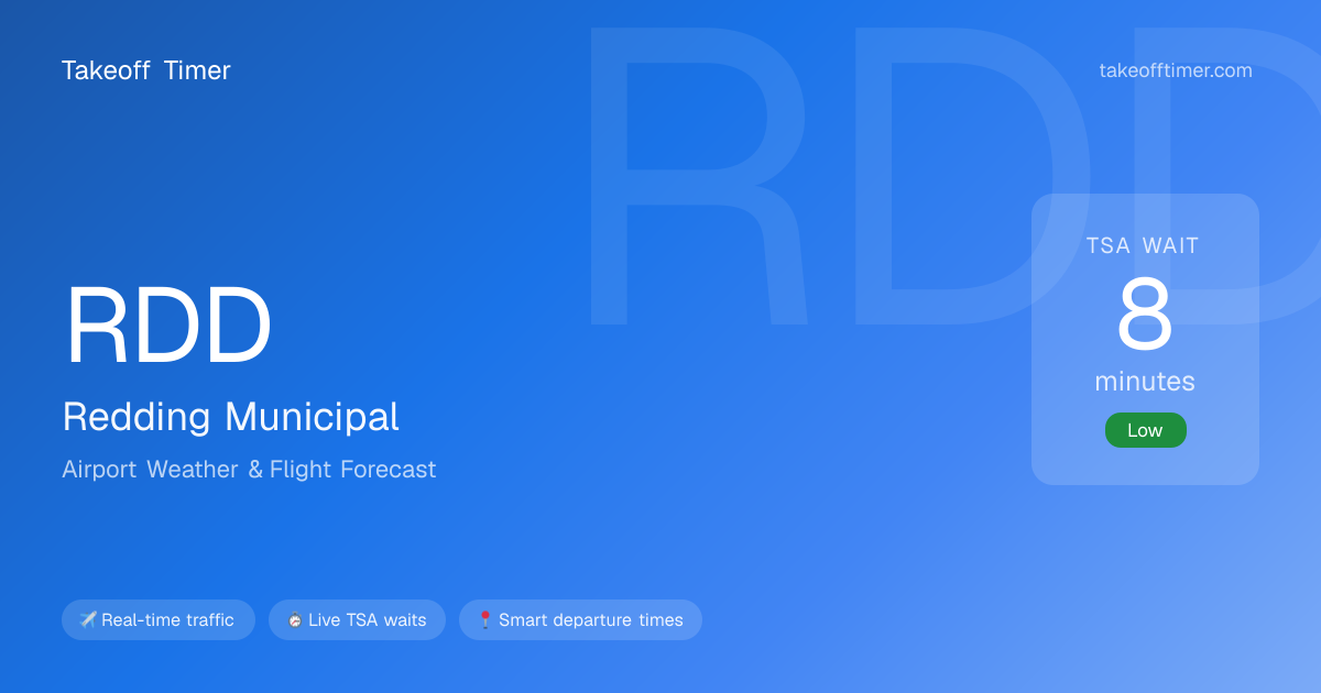 RDD Airport Weather | Redding Flight Forecast