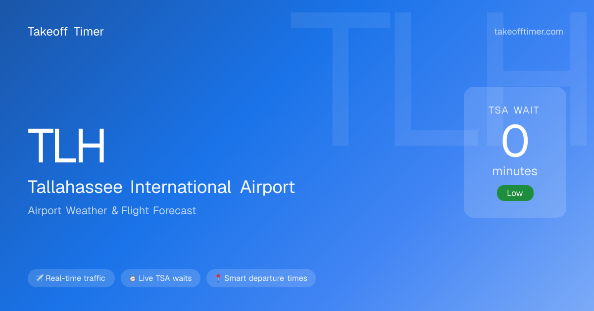 TLH Airport Weather | Tallahassee Flight Forecast